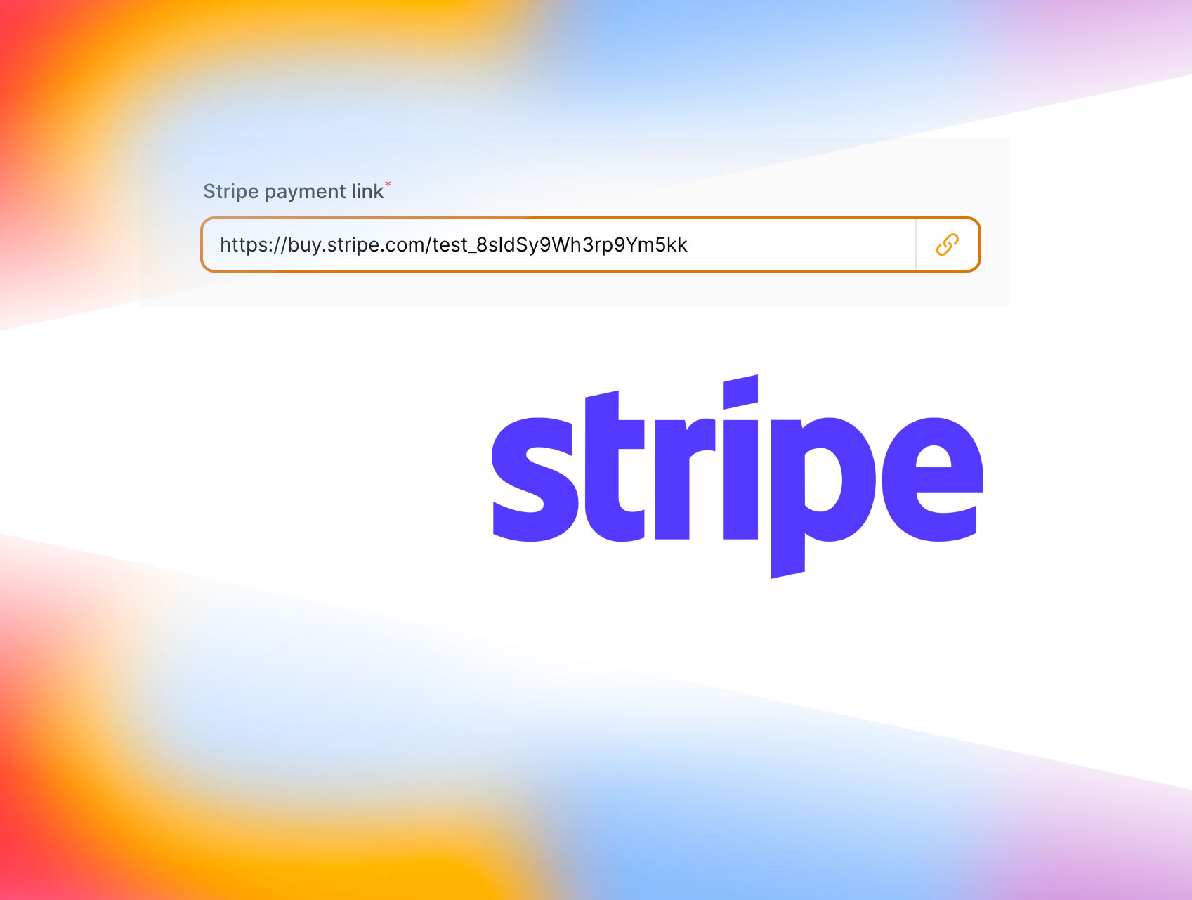 Stripe Payment Link screenshot